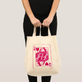 QUEEN OF HEARTS TOTE BAG (Voorkant (product))