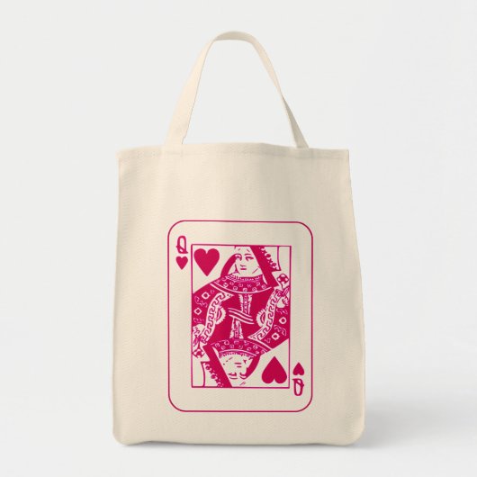 QUEEN OF HEARTS TOTE BAG (Voorkant)