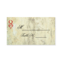 Queen of Hearts Trouwplaatskaart