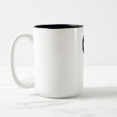 Queen of Hearts Tweekleurige Koffiemok (Links)