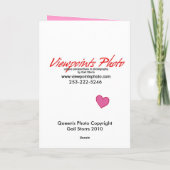 Queen of Hearts Valentijn Kaart (Achterkant)