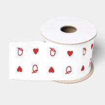 Queen of Hearts Valentijn’s Day Modern Kaart