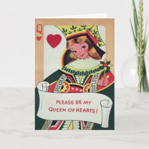  Queen of Hearts Valentijnsdag Kaart