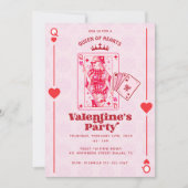 Queen of Hearts Valentijnsdag Kaart (Voorkant)