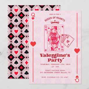 Queen of Hearts Valentijnsdag Kaart