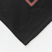 Queen Of Hearts Valentines Day Cool V-day Couple M Fleece Deken (Hoek)