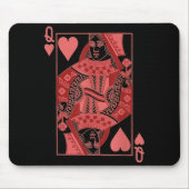 Queen Of Hearts Valentines Day Cool V-day Couple M Muismat (Voorkant)