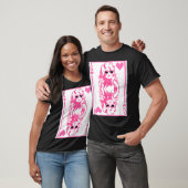 Queen Of Hearts Valentines Day T-shirt (Unisex)