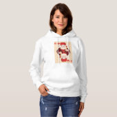 Queen of Hearts Vrouwen Hoodie (Voorkant volledig)