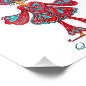 Queen of Hearts wall decor Foto Afdruk (Hoek)