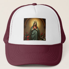 Queen of Heaven Catholic Trucker Hat Trucker Pet