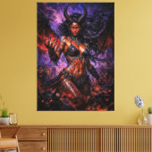 Queen of Hell Lilith Canvas Afdruk (Insitu (Woonkamer))