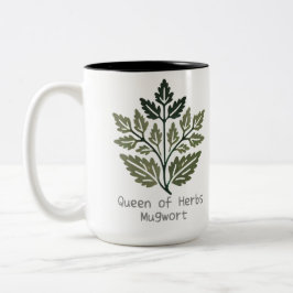Queen of Herbs Mugwort3 Tweekleurige Koffiemok