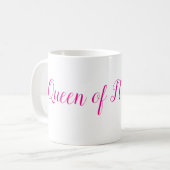 Queen of Massages - perfect voor elke schoonheidss Koffiemok (Voorkant links)