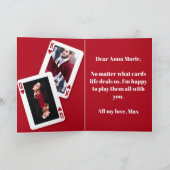 Queen of My Heart Foto Valentijnsdag Kaart (Binnen)