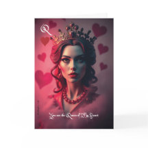 Queen of My Heart Valentijn Kaart