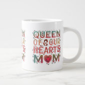 Queen of Our Hearts Moeder Jumbo Mok (Rechts)