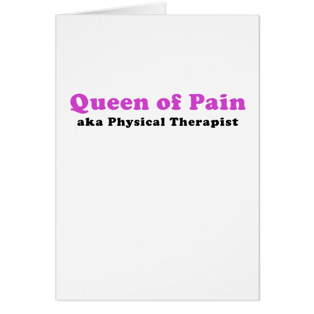 Queen of Pain o.b.a. Physical Therapist (Voorkant)