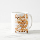 Queen Of Pottery Pottery Pro Wheel Hobby Lover Pot Koffiemok (Voorkant rechts)