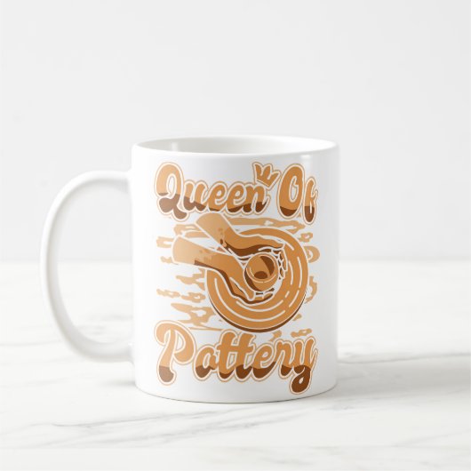 Queen Of Pottery Pottery Pro Wheel Hobby Lover Pot Koffiemok (Links)