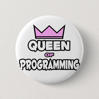 Queen of Programming Ronde Button 5,7 Cm
