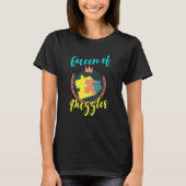 Queen of Puzzles puzzle T-shirt (Voorkant)