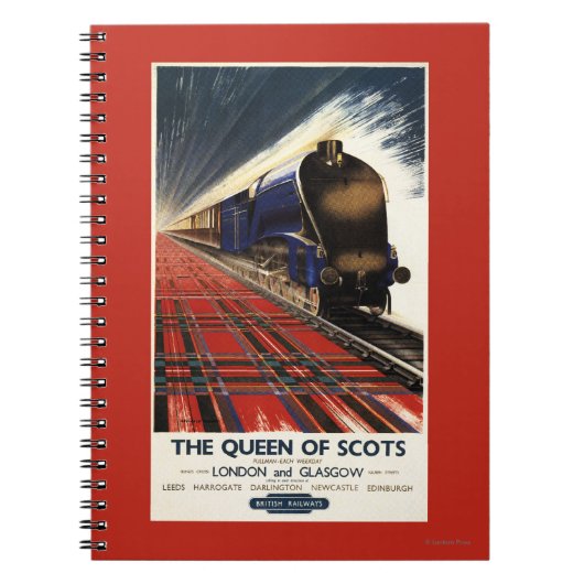 Queen of Scots Pullman Train Notitieboek (Voorkant)