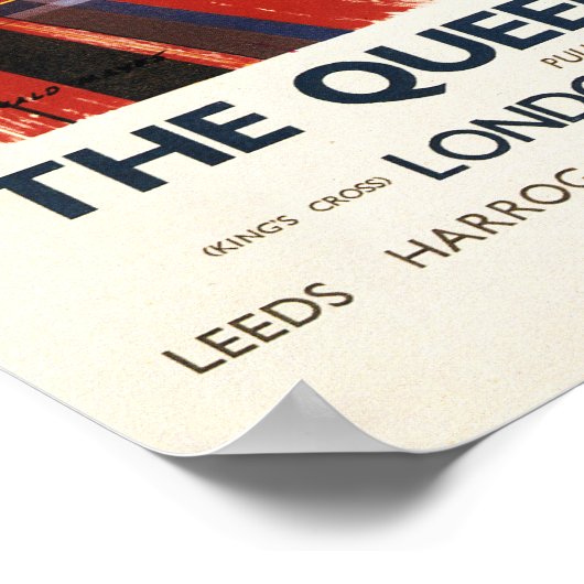 Queen of Scots Pullman Train Poster (Hoek)