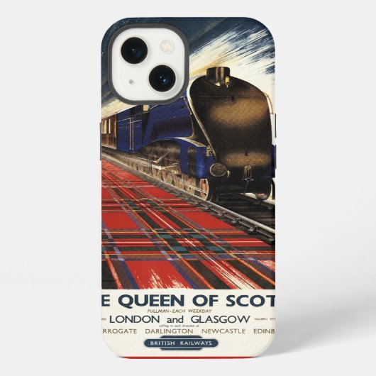 Queen of Scots Pullman Trein iPhone Hoesje (Achterkant)