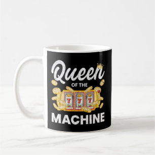 Queen of Slot Machine Casino Gokken Gambler Koffiemok