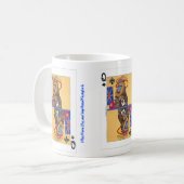 Queen of Spades: Lady Mandrill at the Races Koffiemok (Voorkant links)