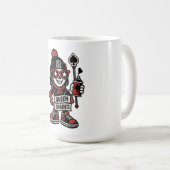 Queen of Spades Street Mascot — Pro Grind Edition Koffiemok (Voorkant rechts)