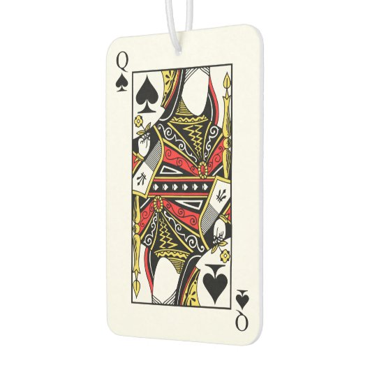 Queen of Spades - Voeg uw Afbeelding Luchtverfrisser (Links)
