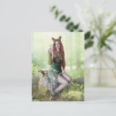 Queen of Spring Briefkaart (Staand voorkant)