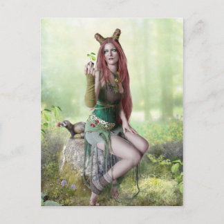 Queen of Spring Briefkaart