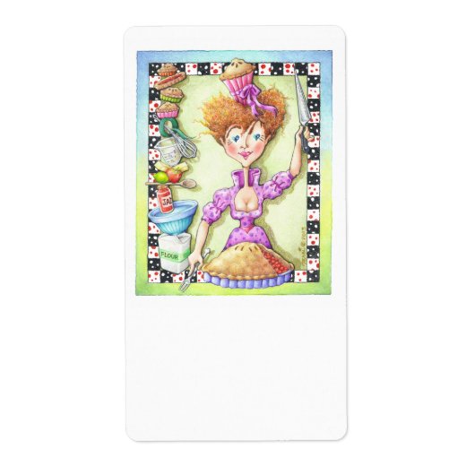 QUEEN of TARTS Labels (Voorkant)