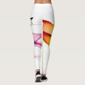 Queen of the Balance Beam Kleurrijke Leggings (Achterkant)