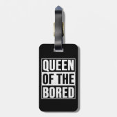 Queen of the Bored - American Gods Bagagelabel (Achterkant verticaal)