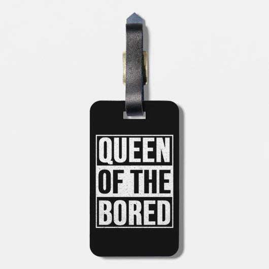 Queen of the Bored - American Gods Bagagelabel (Achterkant verticaal)