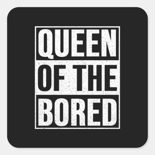 Queen of the Bored - American Gods Vierkante Sticker (Voorkant)