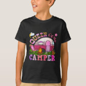 Queen Of The Camper Camping _1 T-shirt (Voorkant)