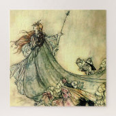 "Queen of the Fairies" van Arthur Rackham Legpuzzel (Verticaal)