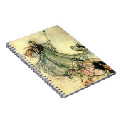 "Queen of the Fairies" van Arthur Rackham Notitieboek (Rechterzijde)