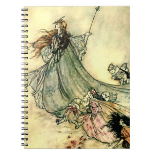 "Queen of the Fairies" van Arthur Rackham Notitieboek