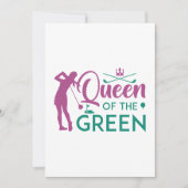 Queen Of The Green Bedankkaart (Voorkant)