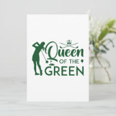 Queen Of The Green Bedankkaart (Staand voorkant)