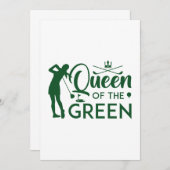 Queen Of The Green Bedankkaart (Voorkant / Achterkant)