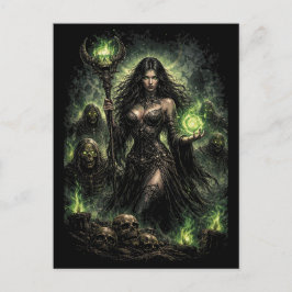 Queen of the Green Flame Briefkaart