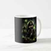 Queen of the Green Flame Koffiemok (Voorkant rechts)