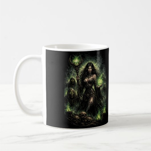 Queen of the Green Flame Koffiemok (Links)